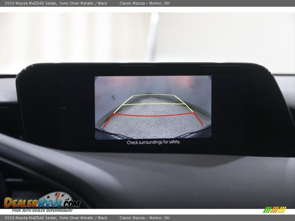 2020 Mazda MAZDA3 Sedan Sonic Silver Metallic / Black Photo #12