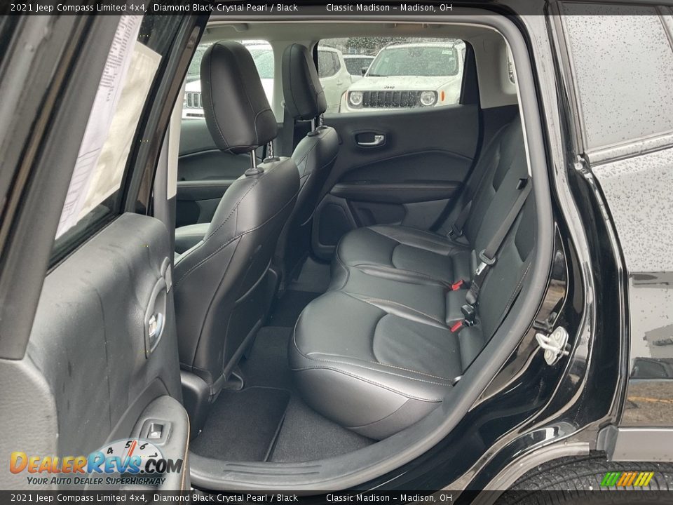 2021 Jeep Compass Limited 4x4 Diamond Black Crystal Pearl / Black Photo #3