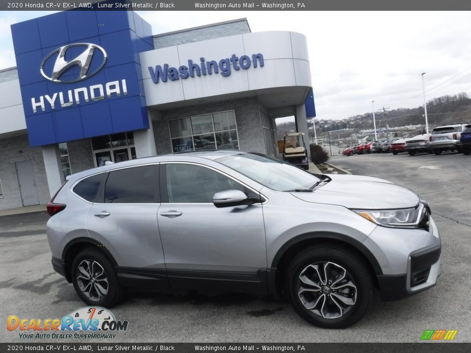 2020 Honda CR-V EX-L AWD Lunar Silver Metallic / Black Photo #2