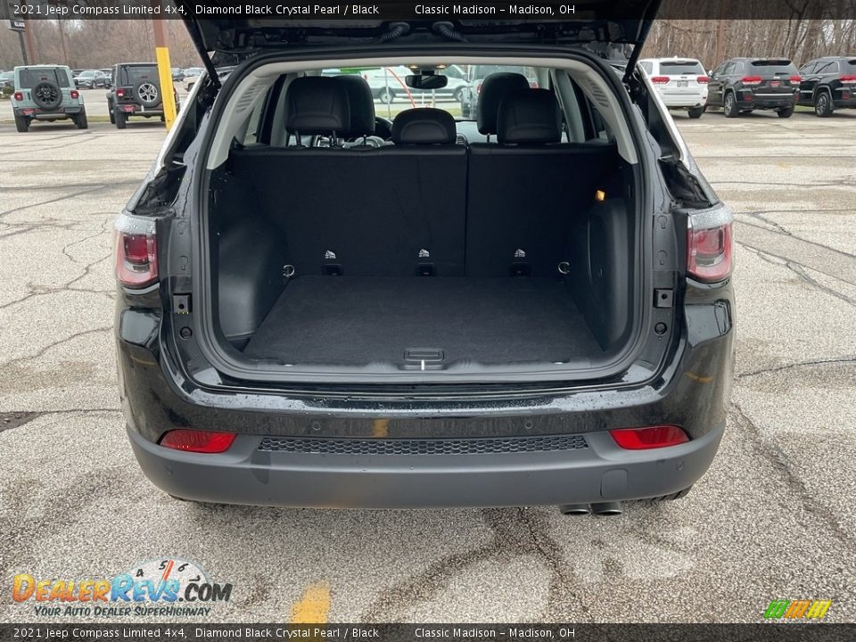2021 Jeep Compass Limited 4x4 Diamond Black Crystal Pearl / Black Photo #13