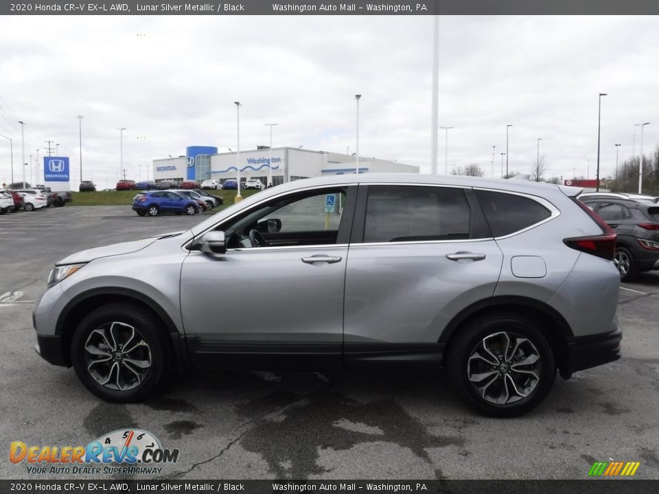 2020 Honda CR-V EX-L AWD Lunar Silver Metallic / Black Photo #7