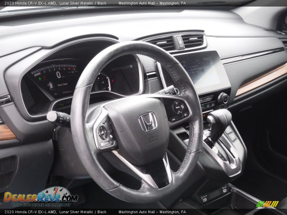 2020 Honda CR-V EX-L AWD Lunar Silver Metallic / Black Photo #14