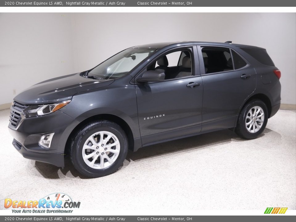 2020 Chevrolet Equinox LS AWD Nightfall Gray Metallic / Ash Gray Photo #3