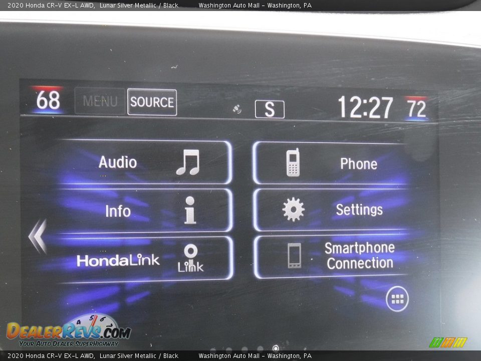 2020 Honda CR-V EX-L AWD Lunar Silver Metallic / Black Photo #21
