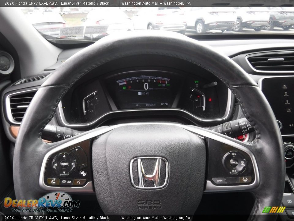 2020 Honda CR-V EX-L AWD Lunar Silver Metallic / Black Photo #24