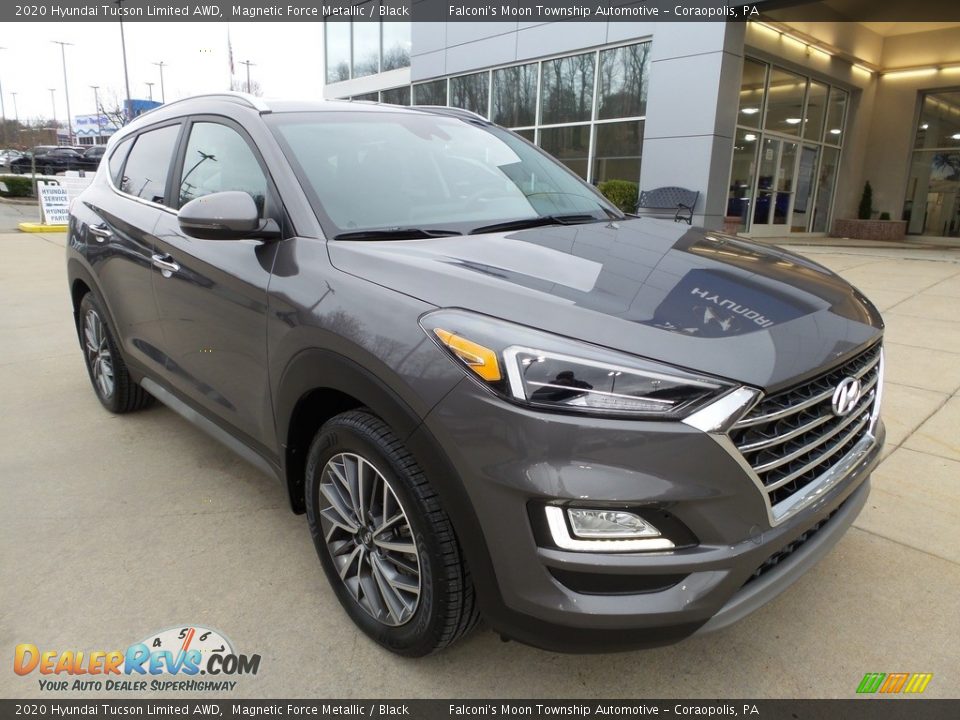 2020 Hyundai Tucson Limited AWD Magnetic Force Metallic / Black Photo #9