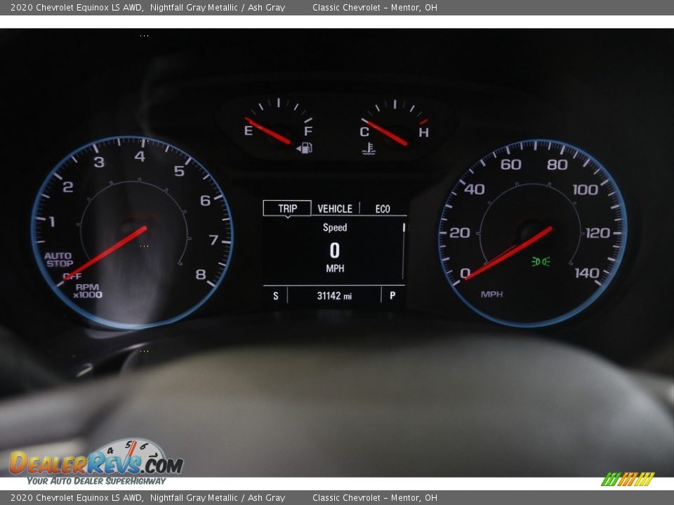 2020 Chevrolet Equinox LS AWD Nightfall Gray Metallic / Ash Gray Photo #8