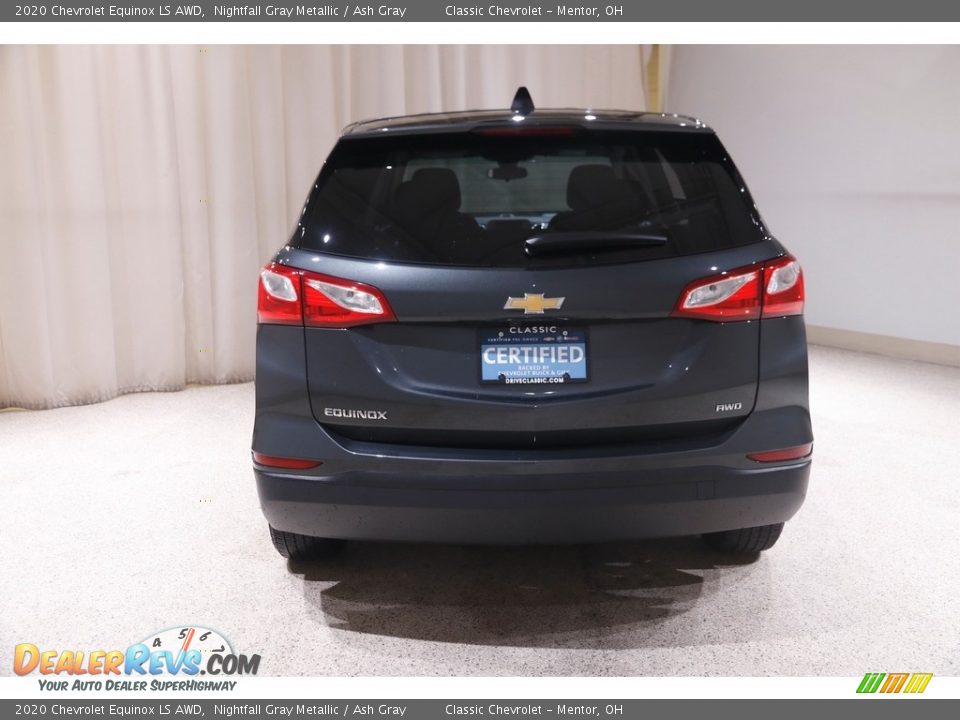 2020 Chevrolet Equinox LS AWD Nightfall Gray Metallic / Ash Gray Photo #18