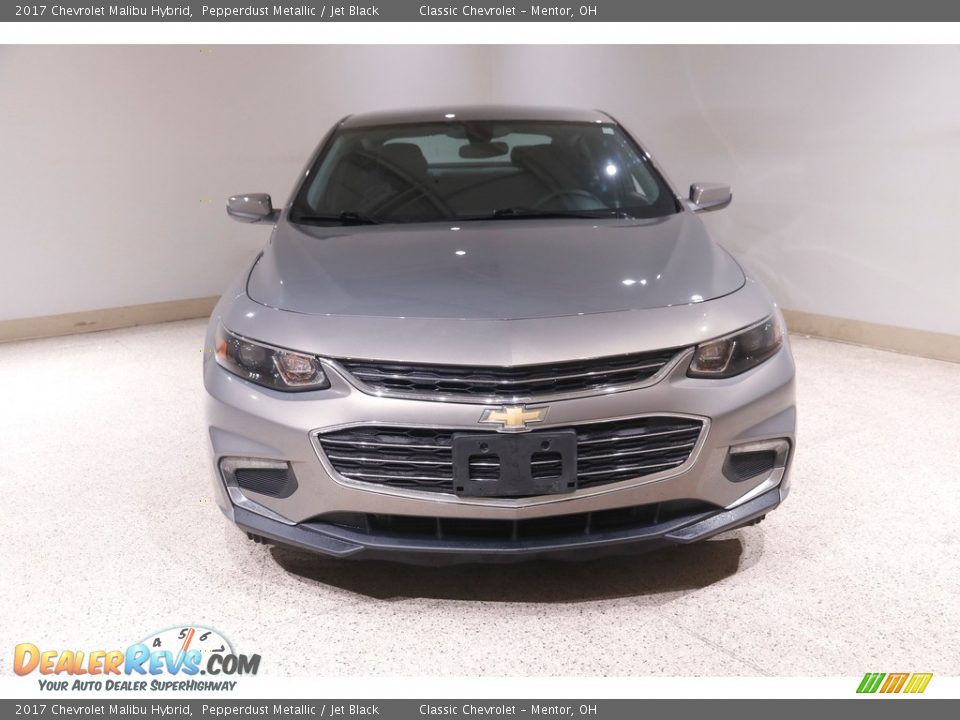 2017 Chevrolet Malibu Hybrid Pepperdust Metallic / Jet Black Photo #2