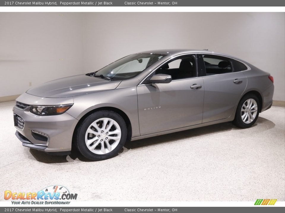 2017 Chevrolet Malibu Hybrid Pepperdust Metallic / Jet Black Photo #3