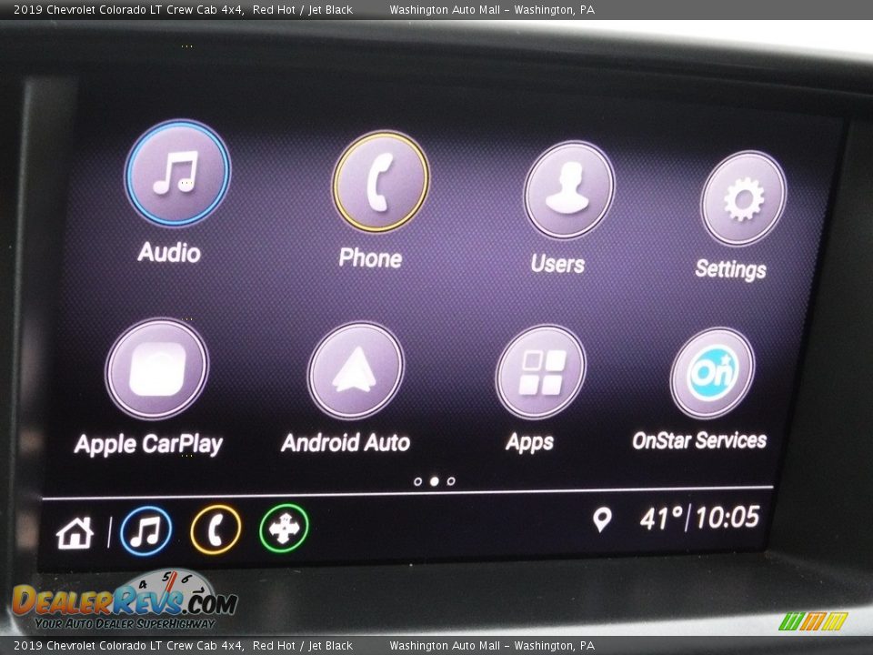 Controls of 2019 Chevrolet Colorado LT Crew Cab 4x4 Photo #6