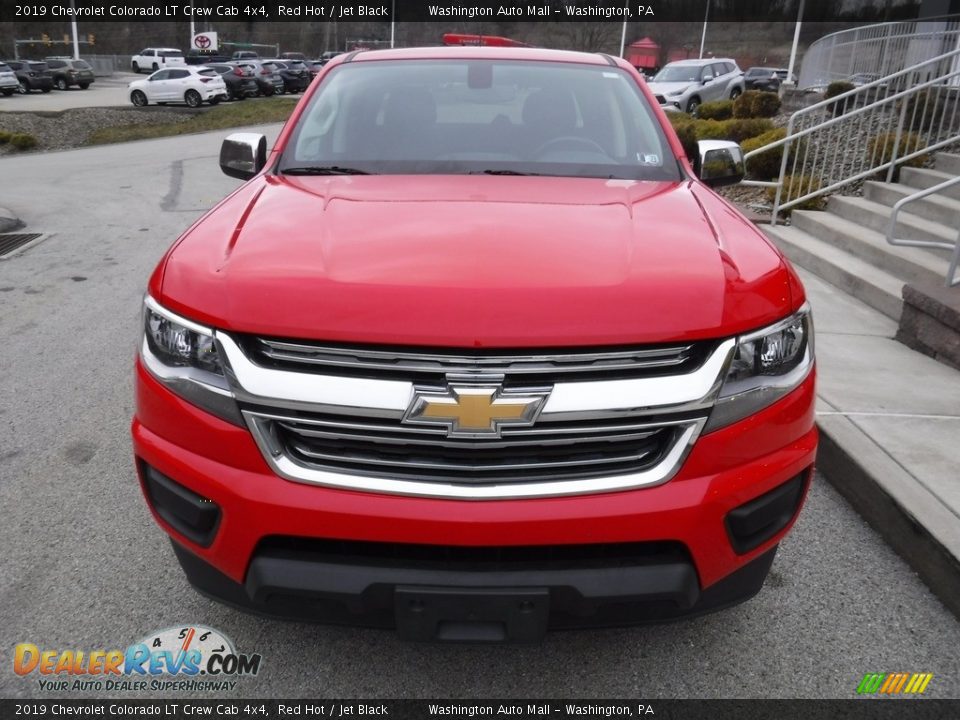 2019 Chevrolet Colorado LT Crew Cab 4x4 Red Hot / Jet Black Photo #11