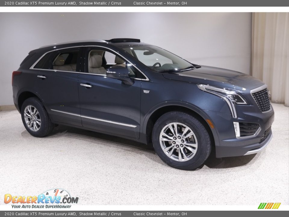 Shadow Metallic 2020 Cadillac XT5 Premium Luxury AWD Photo #1