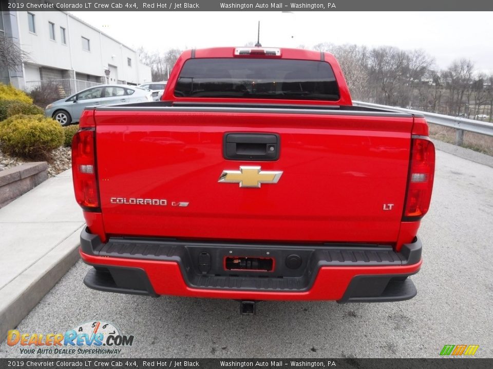 2019 Chevrolet Colorado LT Crew Cab 4x4 Red Hot / Jet Black Photo #15