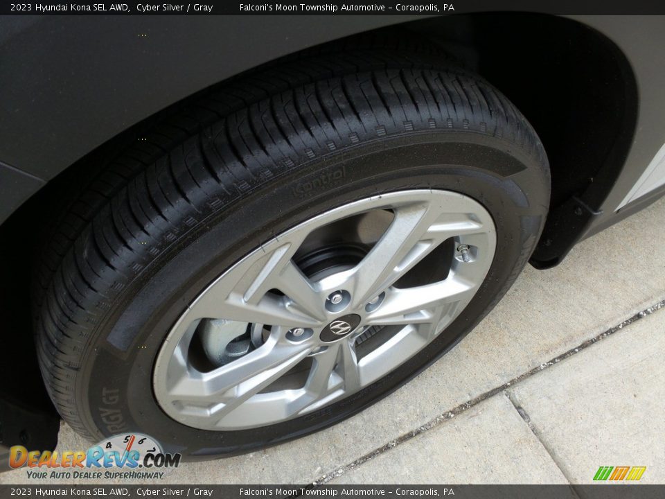 2023 Hyundai Kona SEL AWD Cyber Silver / Gray Photo #10
