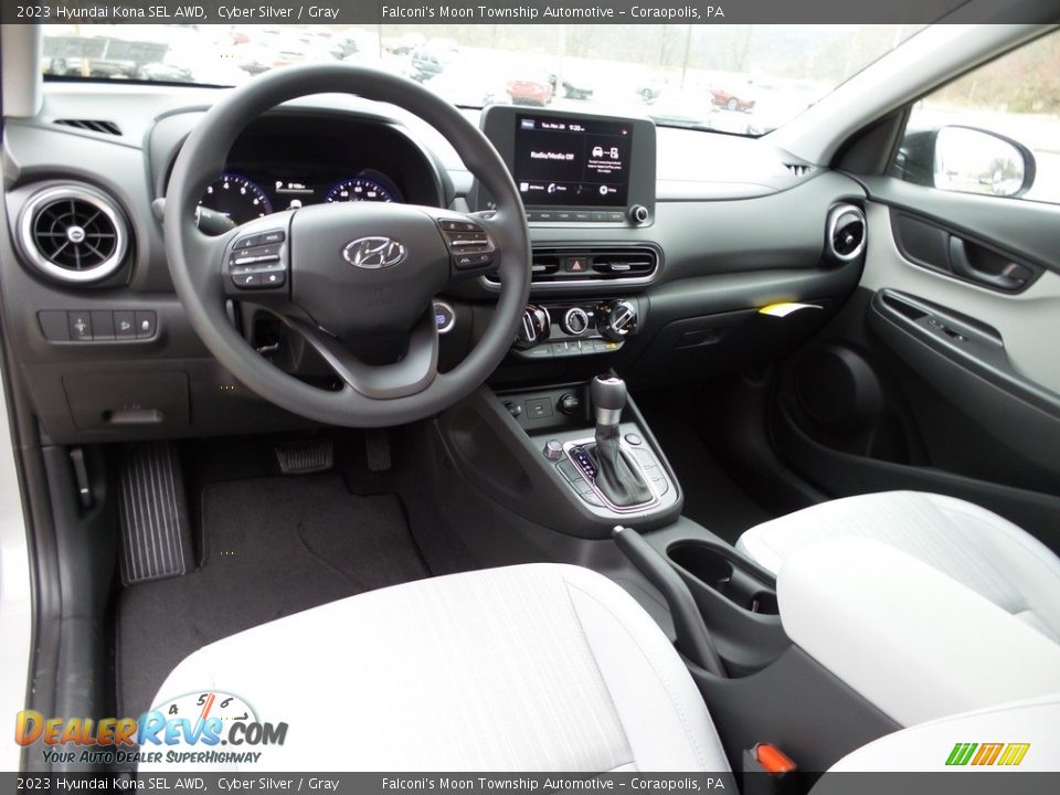 2023 Hyundai Kona SEL AWD Cyber Silver / Gray Photo #13
