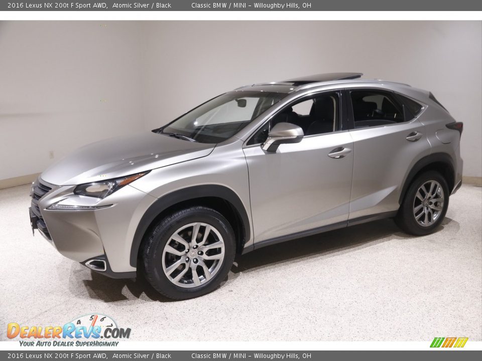 2016 Lexus NX 200t F Sport AWD Atomic Silver / Black Photo #3