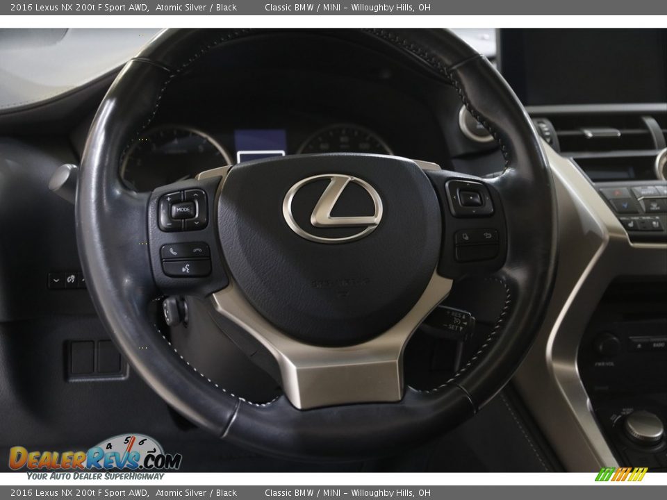 2016 Lexus NX 200t F Sport AWD Atomic Silver / Black Photo #7