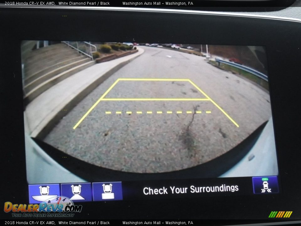 2018 Honda CR-V EX AWD White Diamond Pearl / Black Photo #7