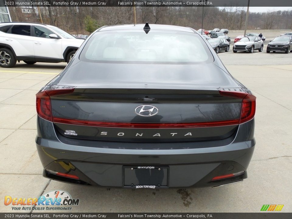 2023 Hyundai Sonata SEL Portofino Gray / Medium Gray Photo #3