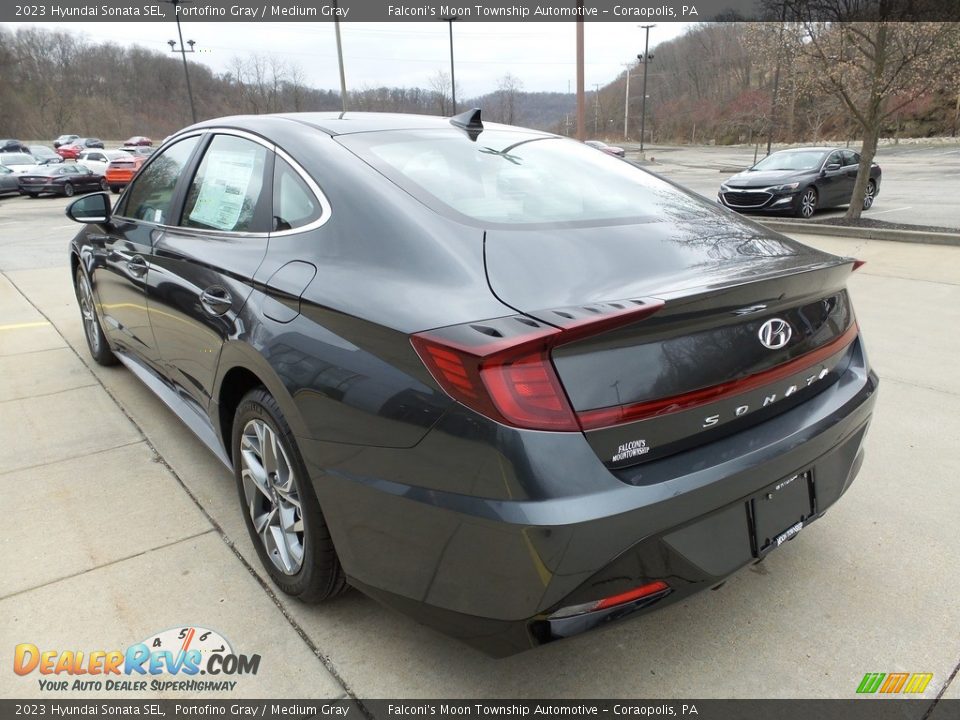 2023 Hyundai Sonata SEL Portofino Gray / Medium Gray Photo #4