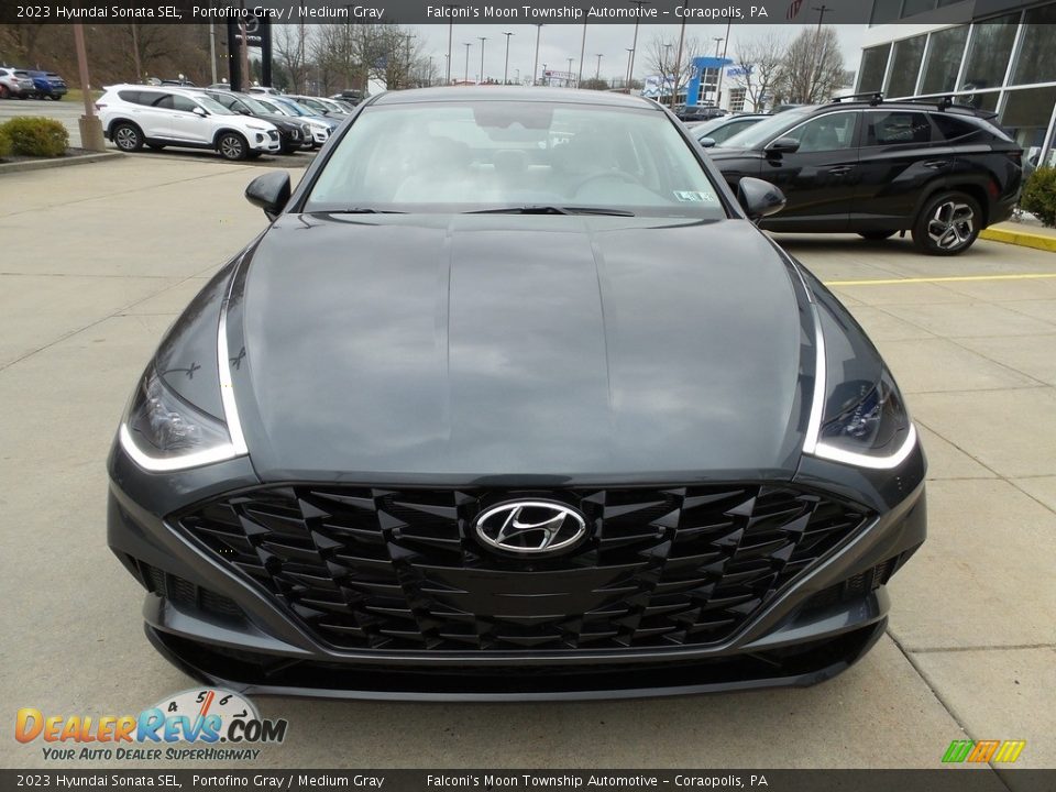 2023 Hyundai Sonata SEL Portofino Gray / Medium Gray Photo #7