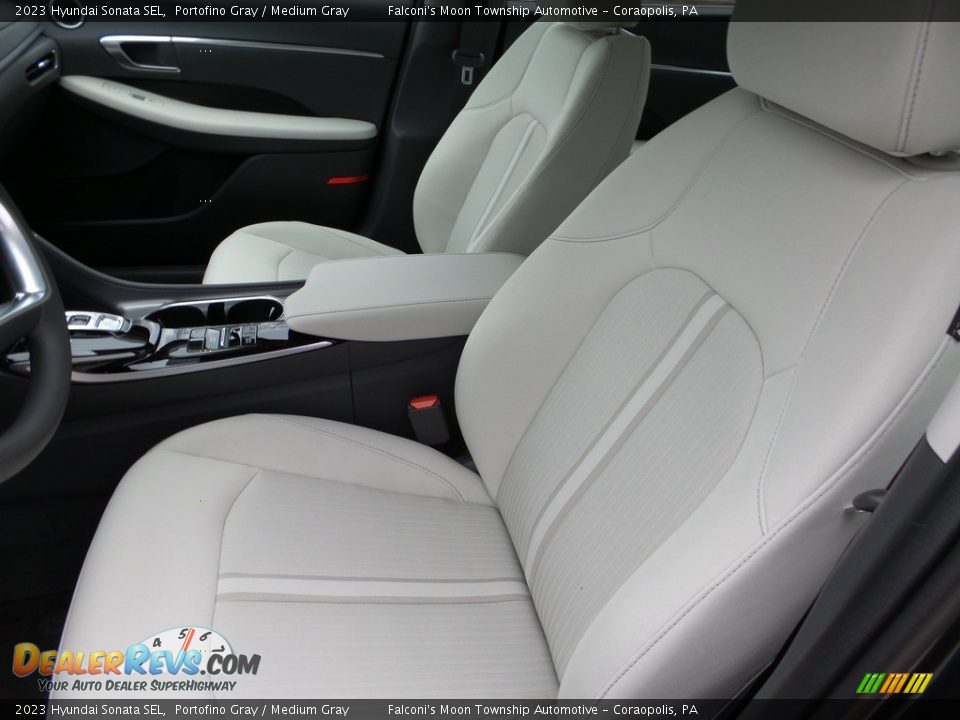 2023 Hyundai Sonata SEL Portofino Gray / Medium Gray Photo #10