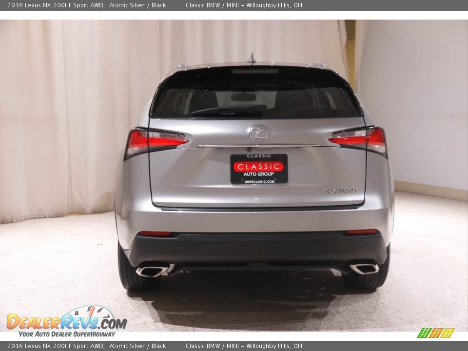 2016 Lexus NX 200t F Sport AWD Atomic Silver / Black Photo #20