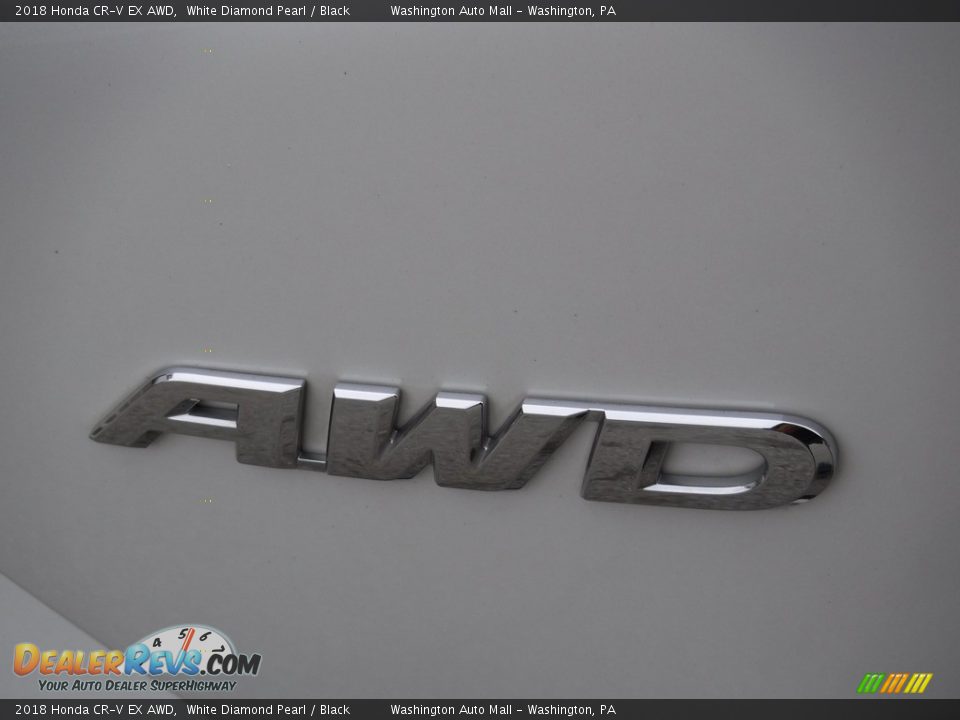 2018 Honda CR-V EX AWD White Diamond Pearl / Black Photo #17