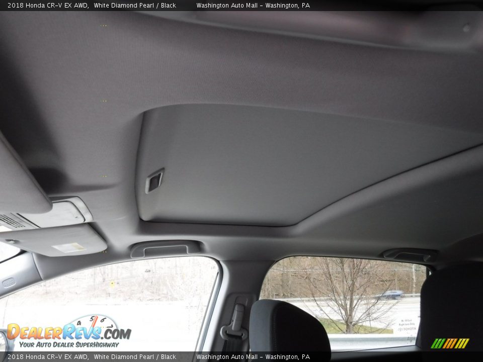 2018 Honda CR-V EX AWD White Diamond Pearl / Black Photo #18