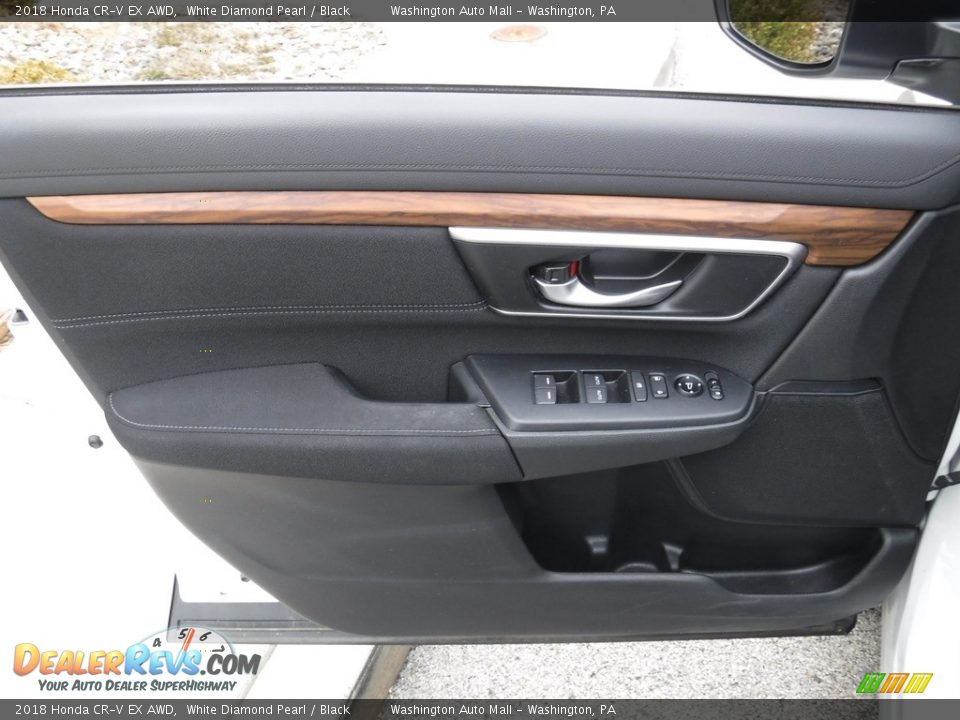 2018 Honda CR-V EX AWD White Diamond Pearl / Black Photo #21