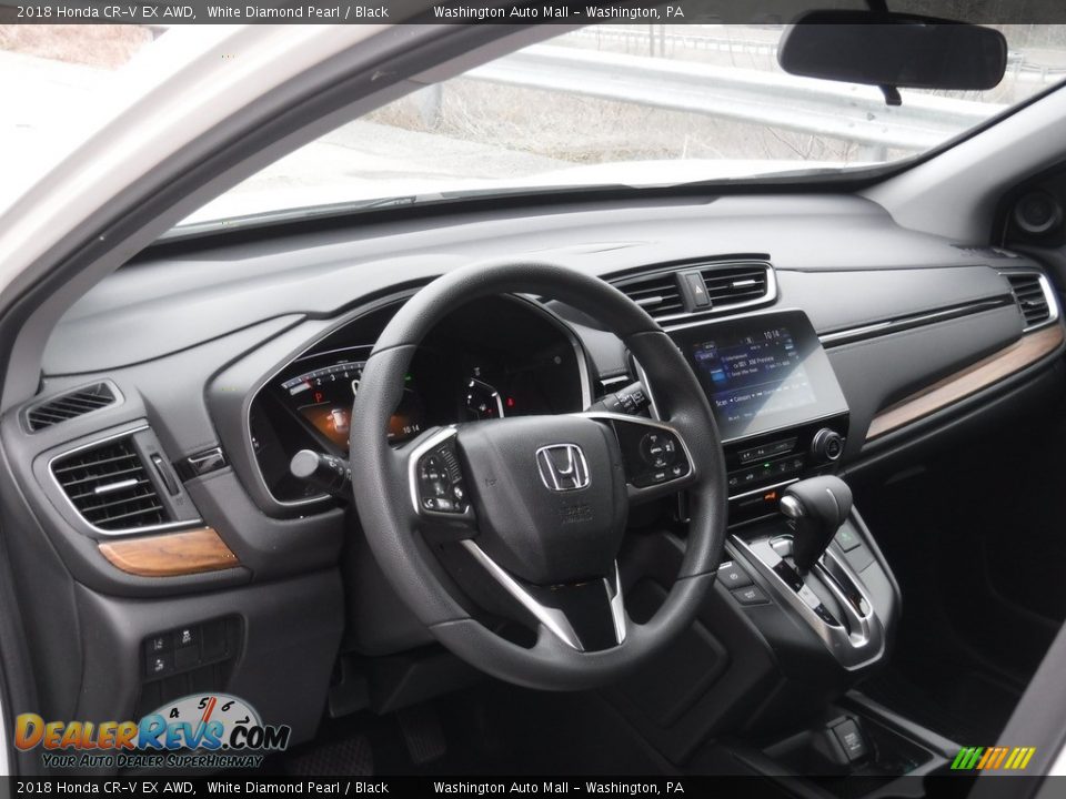 2018 Honda CR-V EX AWD White Diamond Pearl / Black Photo #22