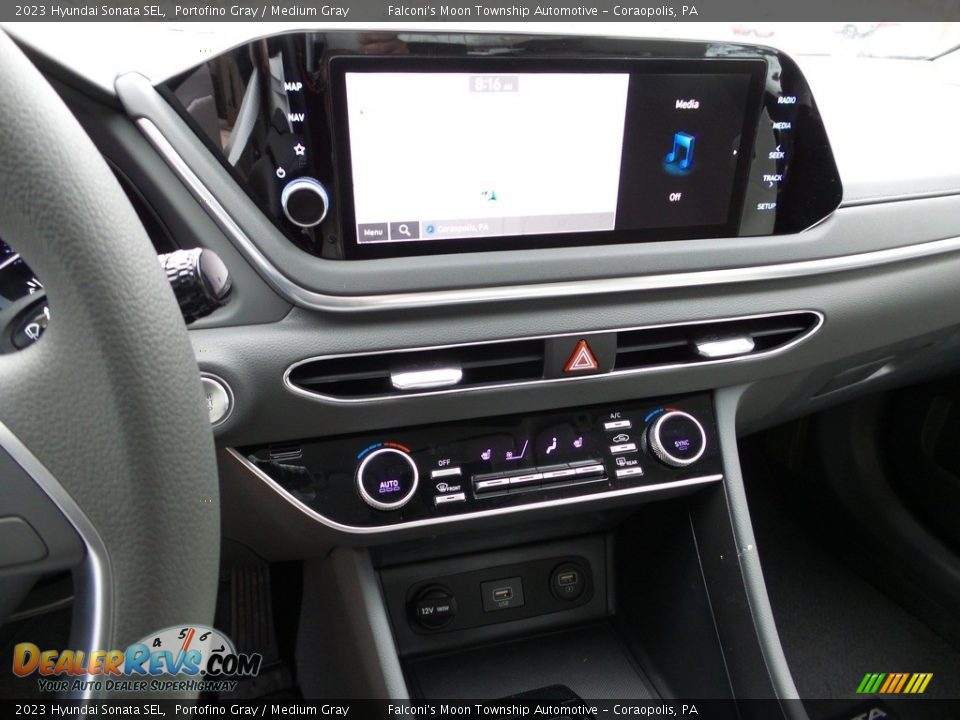 2023 Hyundai Sonata SEL Portofino Gray / Medium Gray Photo #17
