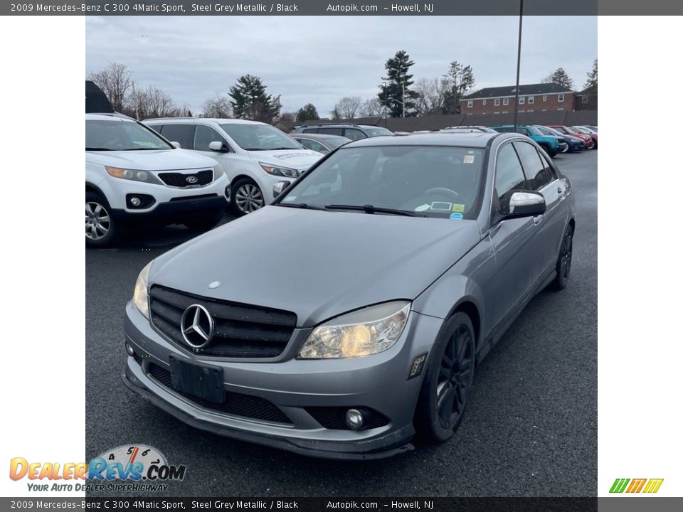 2009 Mercedes-Benz C 300 4Matic Sport Steel Grey Metallic / Black Photo #1