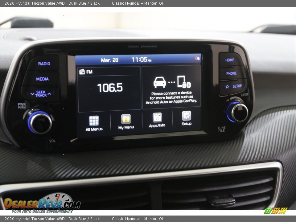 2020 Hyundai Tucson Value AWD Dusk Blue / Black Photo #10