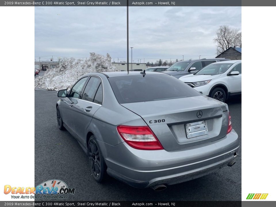 2009 Mercedes-Benz C 300 4Matic Sport Steel Grey Metallic / Black Photo #3