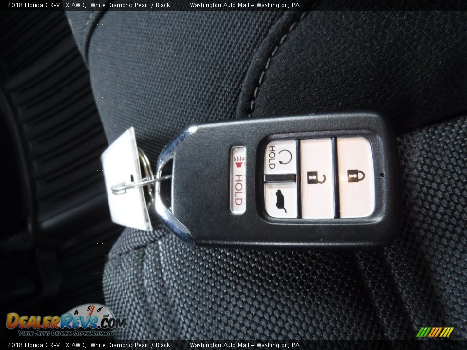 2018 Honda CR-V EX AWD White Diamond Pearl / Black Photo #30
