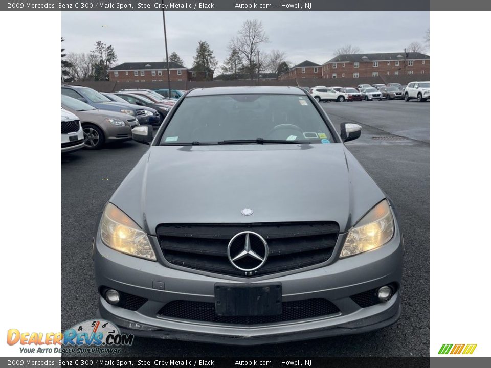 2009 Mercedes-Benz C 300 4Matic Sport Steel Grey Metallic / Black Photo #8