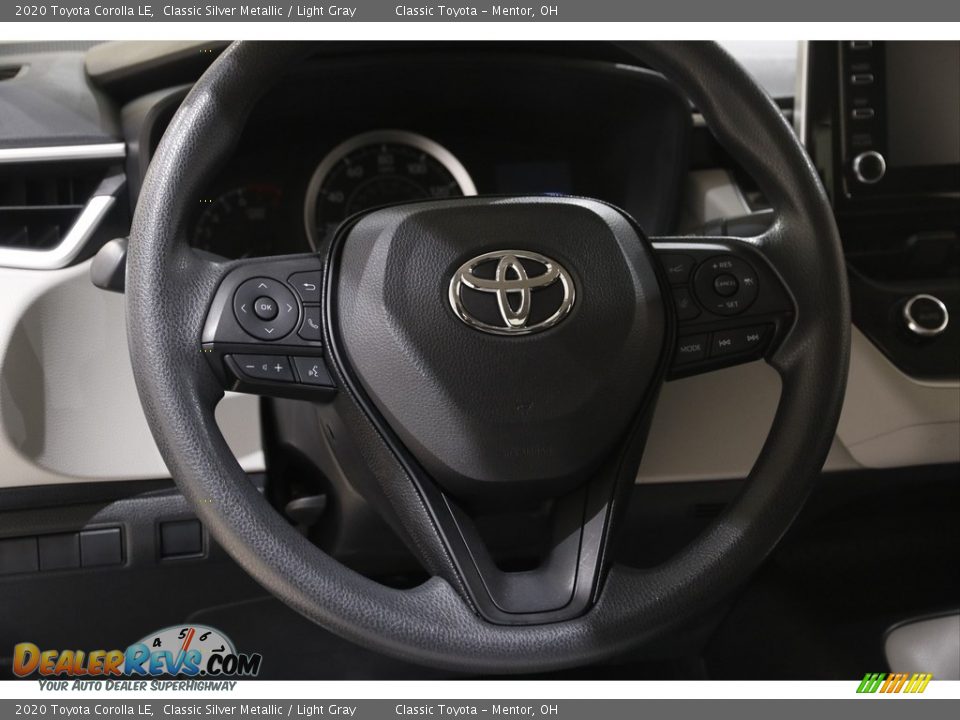 2020 Toyota Corolla LE Classic Silver Metallic / Light Gray Photo #7