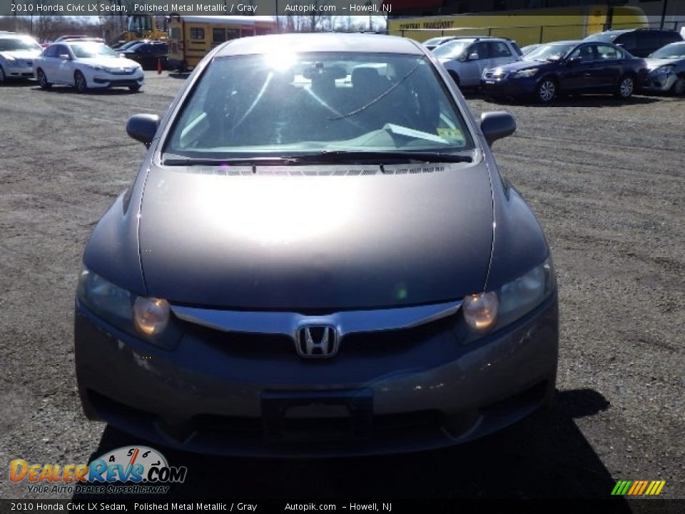 2010 Honda Civic LX Sedan Polished Metal Metallic / Gray Photo #2