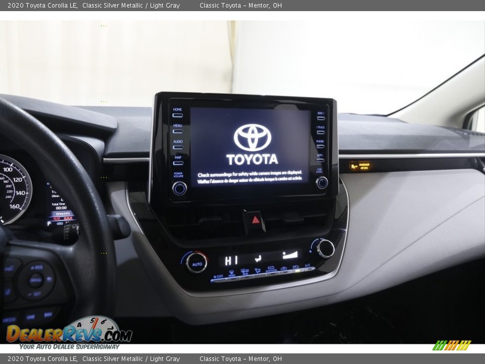 2020 Toyota Corolla LE Classic Silver Metallic / Light Gray Photo #9