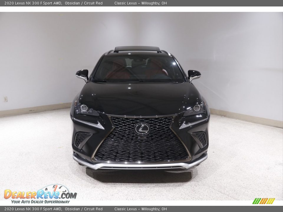 2020 Lexus NX 300 F Sport AWD Obsidian / Circuit Red Photo #2