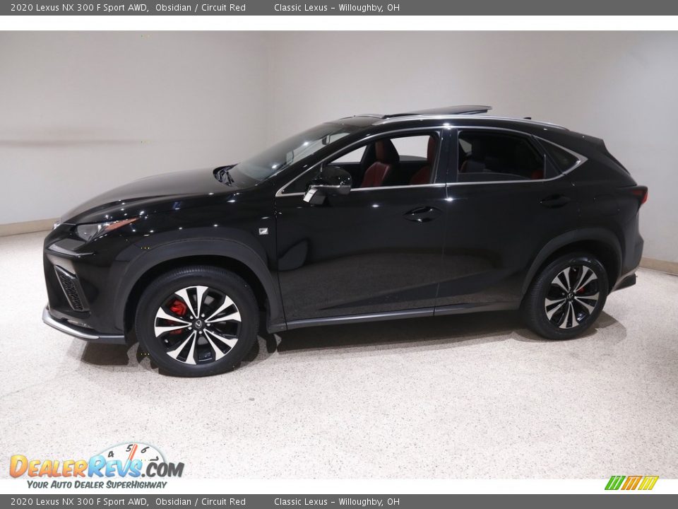 Obsidian 2020 Lexus NX 300 F Sport AWD Photo #3