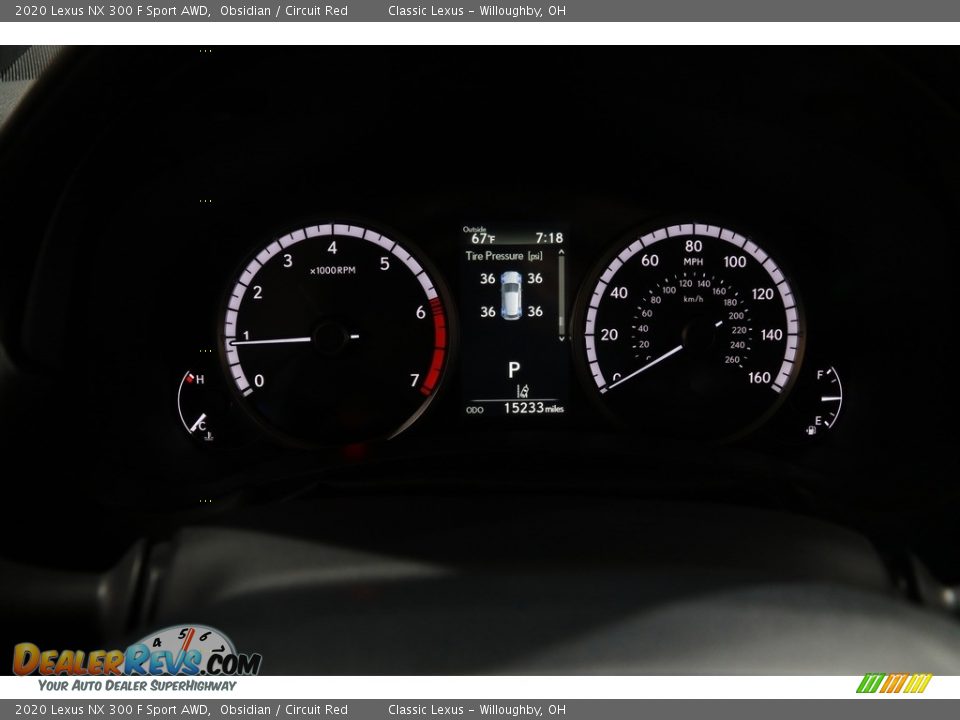 2020 Lexus NX 300 F Sport AWD Gauges Photo #8