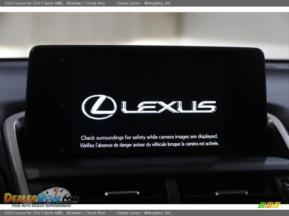 2020 Lexus NX 300 F Sport AWD Obsidian / Circuit Red Photo #9