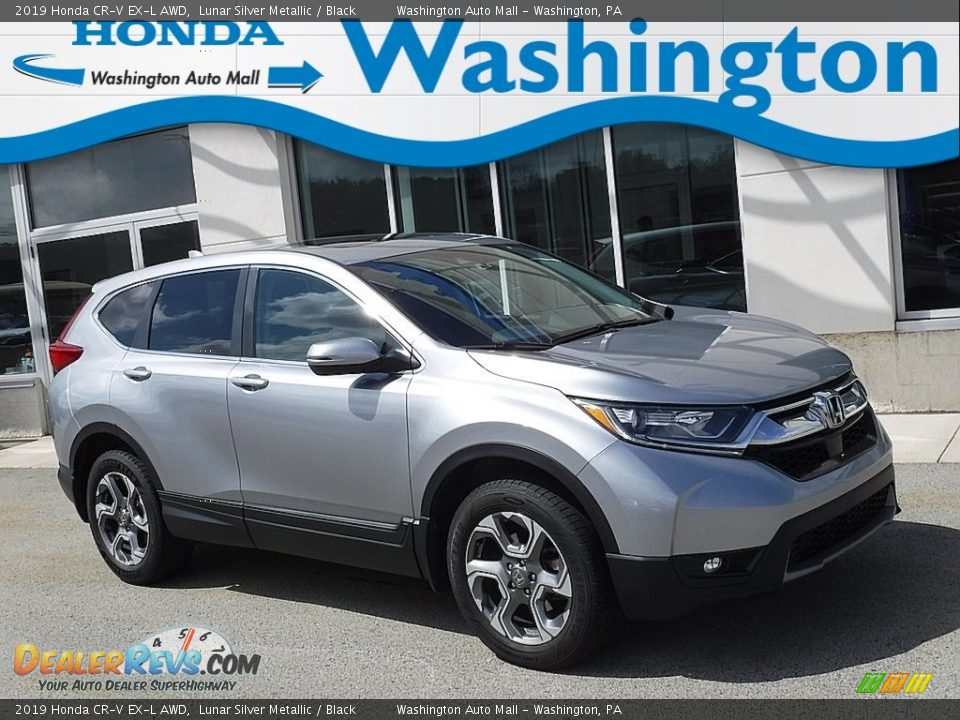 2019 Honda CR-V EX-L AWD Lunar Silver Metallic / Black Photo #1