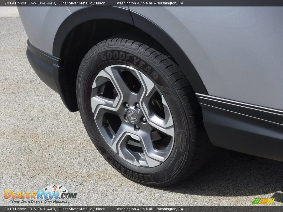 2019 Honda CR-V EX-L AWD Lunar Silver Metallic / Black Photo #4