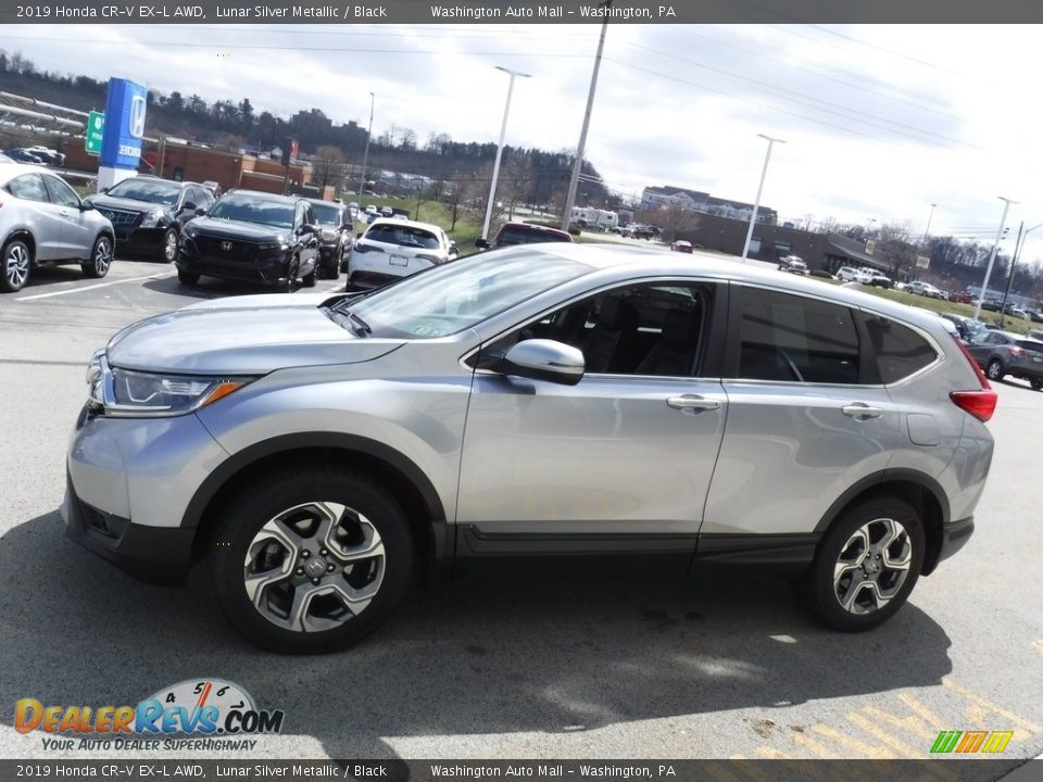 2019 Honda CR-V EX-L AWD Lunar Silver Metallic / Black Photo #7