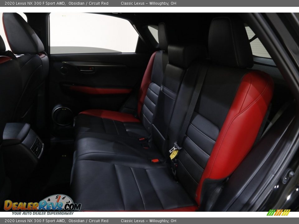 Rear Seat of 2020 Lexus NX 300 F Sport AWD Photo #23