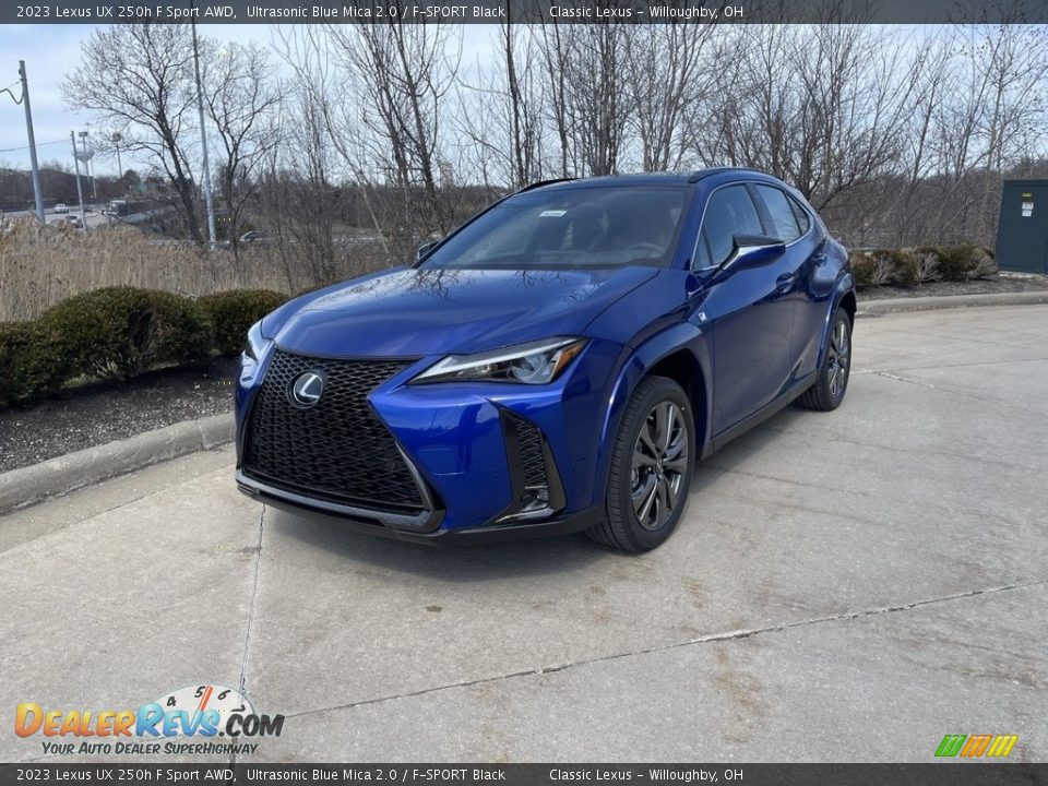 Front 3/4 View of 2023 Lexus UX 250h F Sport AWD Photo #1